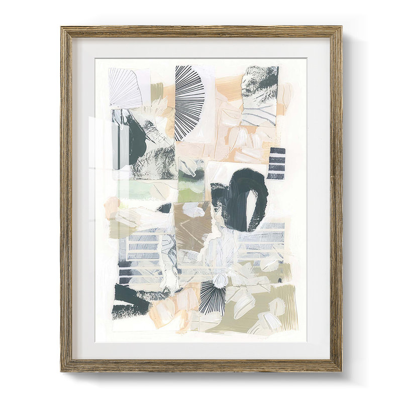 «The Shadow», reproduction encadrée, Blanc, Papier avec cadre noyer