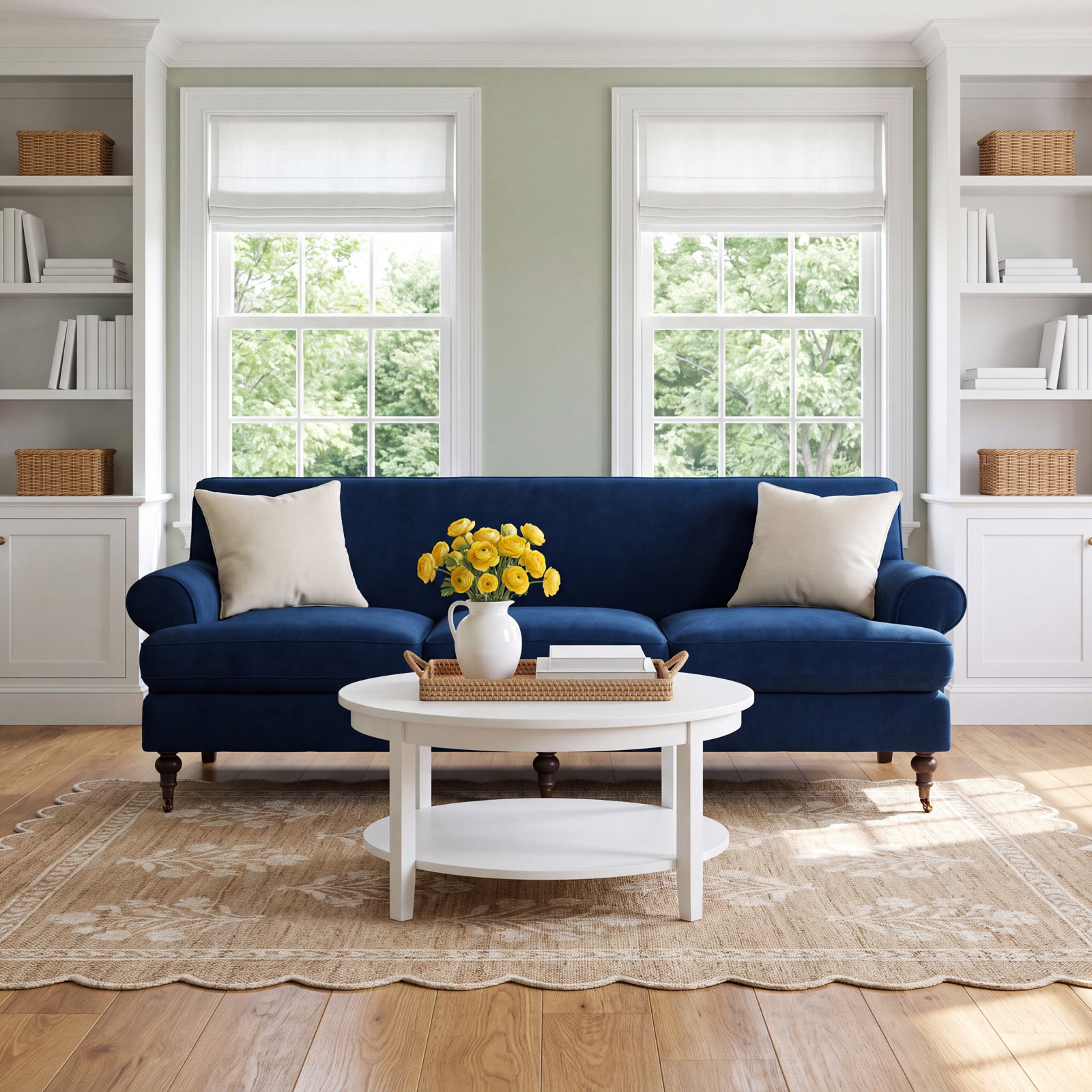 Harbor 88" Sofa, Sky Neutral Beige