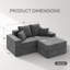 Canapé modulaire 75 po pour salon-132915174