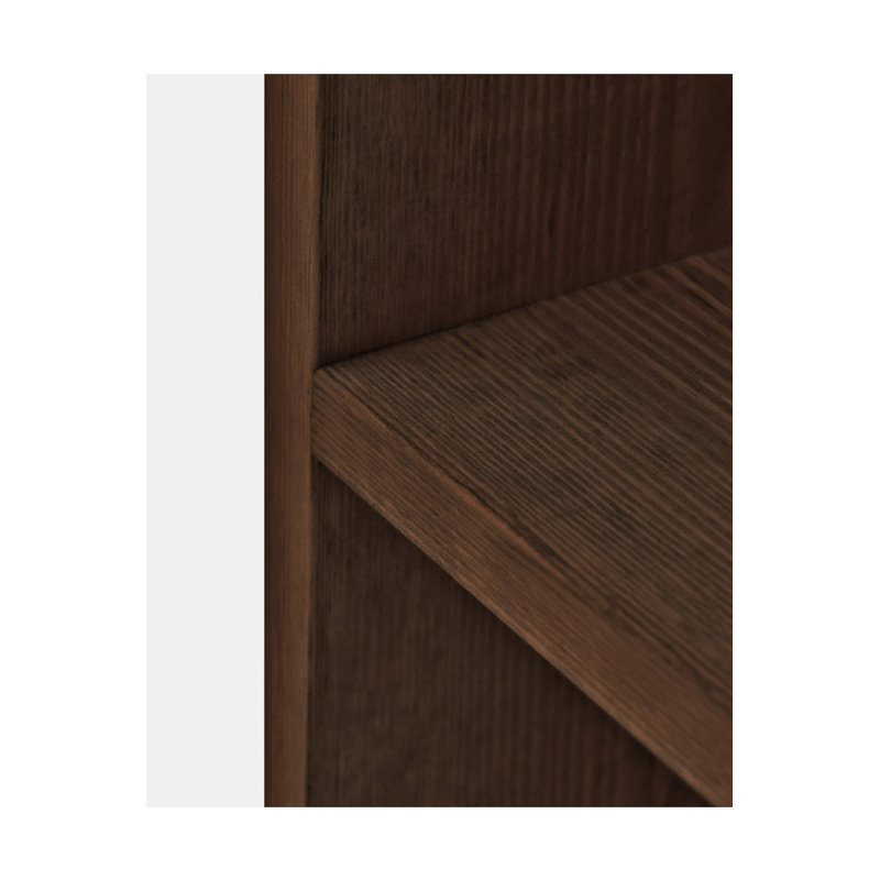 Nightstand Solid Wood Nightstand, Walnut