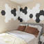 Panneau mural 3D 11,9 po x 11,9 po, panneau mural en PVC blanc pour la décoration intérieure (paquet de 33)-98552517