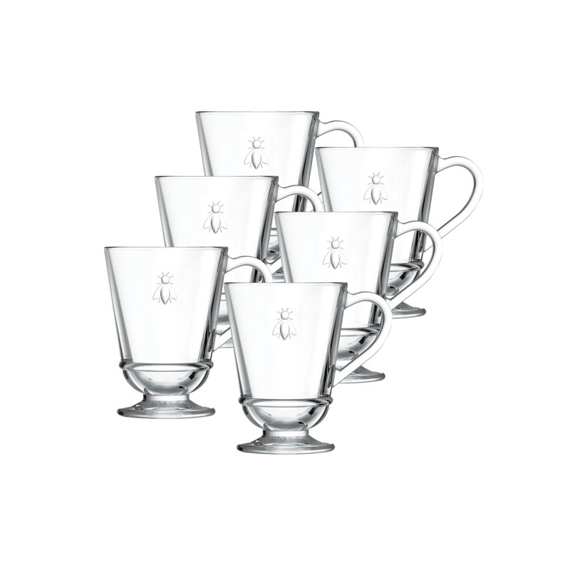 Napoleon Bee Glass Coffee Mug