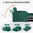 3 in 1 Convertible Sleeper Sofa Bed, 55" Pull Out Couches, Modern Loveseat Sleeper Sofa with Adjustable Reclining Backrest & Side Pockets for Living Room, Velvet Fabric, Green-224946759