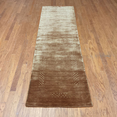  Handmade Modern Gabbeh Wool Rug