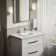 Pennington Ceramic Oval Drop-In Bathroom Sink with Overflow