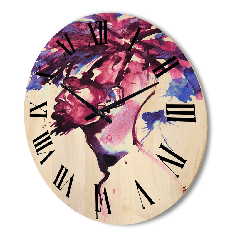 Horloge murale en bois, Très grand
