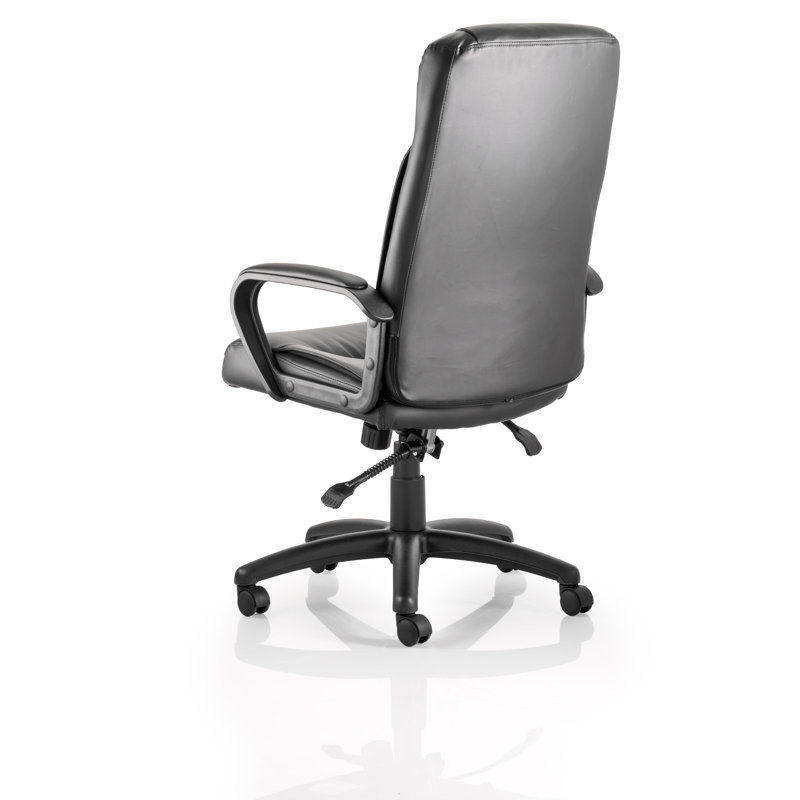 Poros Genuine Leather Executive Chair with Headrest