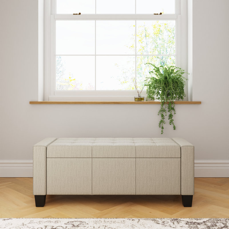 Ashley Storage Bench, Beige