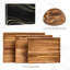 Ensemble de 3 planches à découper en bois d'acacia avec support pour la cuisine