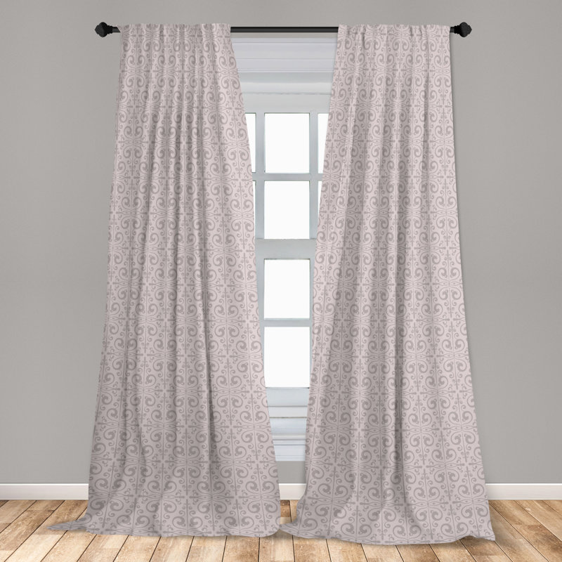 Semi Sheer Curtain Pair