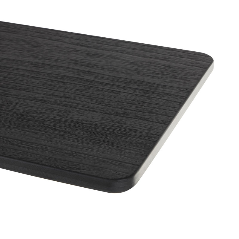 Console Kismat en bois noir avec piédestal ovale sculpté