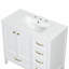 Meuble-lavabo de salle de bain avec lavabo, armoire de salle de bain avec 4 tiroirs et porte à fermeture douce, meuble-lavabo moderne avec rangement-1451418532