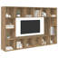 TV Cabinet 4 Pcs 37 X 37 X 142.5 Cm Engineered Wood-1840136327