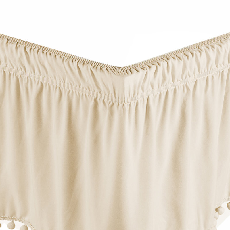 Jupe de lit 14 po Bedskirt 6, Grand, Beige