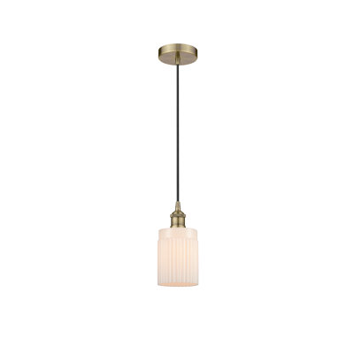 Luminaire suspendu cylindrique à 1 lumière Kamena