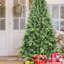 Arbre de Noël classique de 6 pi avec 1339 extrémités en PE + PVC, branches articulées réalistes, assemblage facile, support en métal stable, aspect naturel pour la décoration des Fêtes