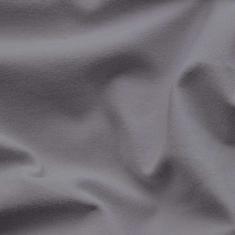 Jersey elastane fitted sheet PURE for box spring 100% organic cotton, Gray Mid, L 140x200cm - 160x220cm