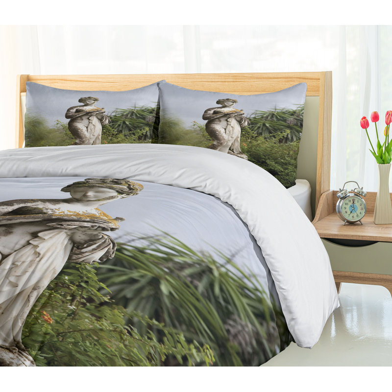 Traditional Polyester Duvet Cover, King Duvet Cover + 2 Shams