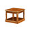 Solid Wood Pedestal End Table