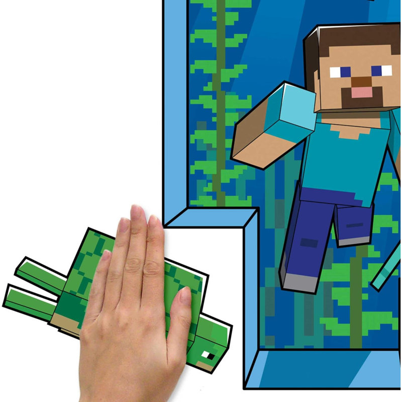 Adhésif décoratif RMK5005GM Minecraft