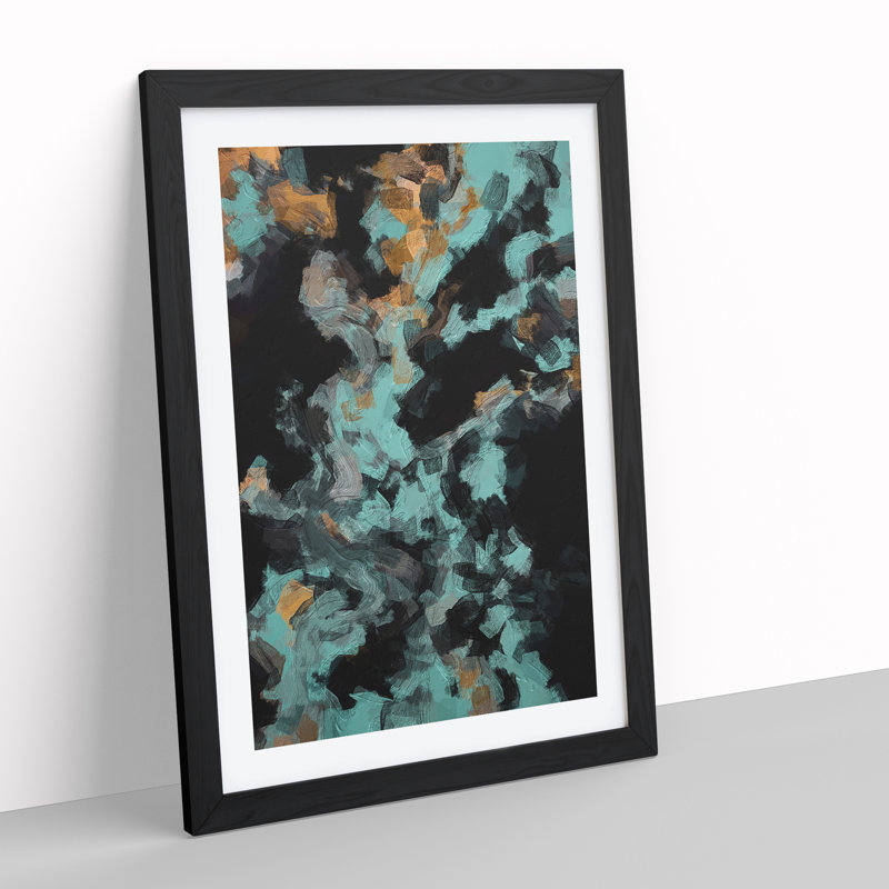 Beauty - Print, 66cm H x 48cm W x 2cm D, Black Framed, White