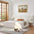 Modern Channel-Tufted Upholstered Bed with Integrated Nightstands, King, Cream Velvet-206300169-206300183