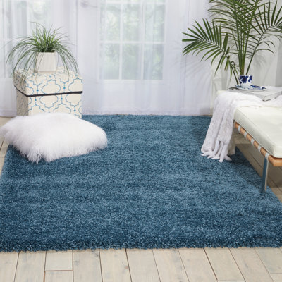 Bardwell Solid Colour Shag Area Rug