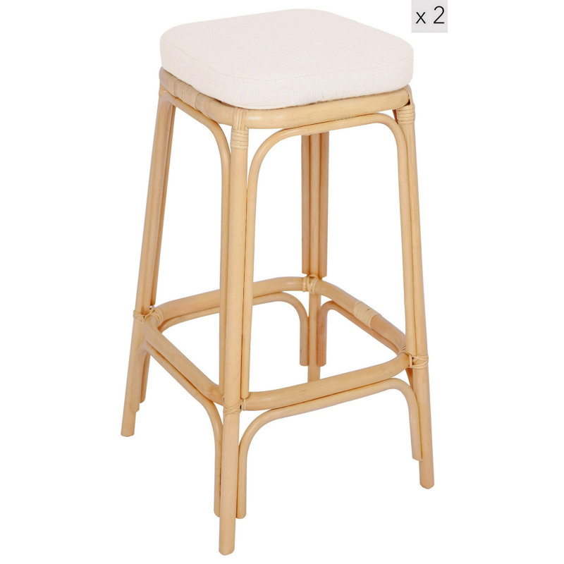 Ensemble de 2 tabourets de bar Chabelli