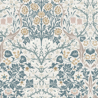 William Morris at Home 10m x 52cm Texture Matte Wallpaper Roll