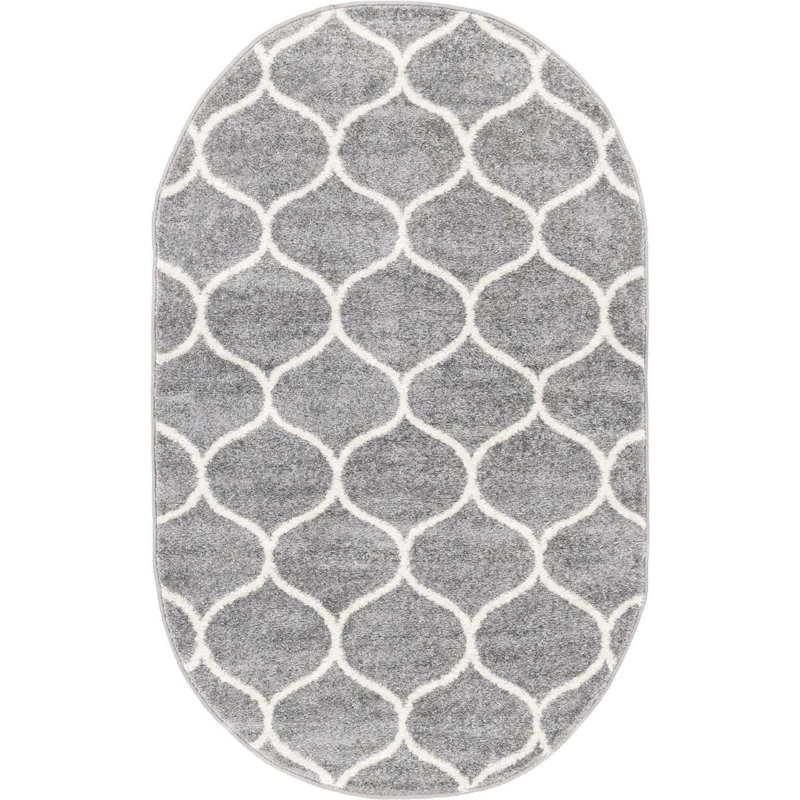Tellaro Abstract Indoor Rug, Oval 3' x 5'