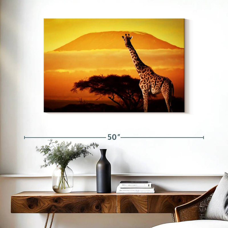 Kilimanjaro Giraffe, 26" H x 39" W