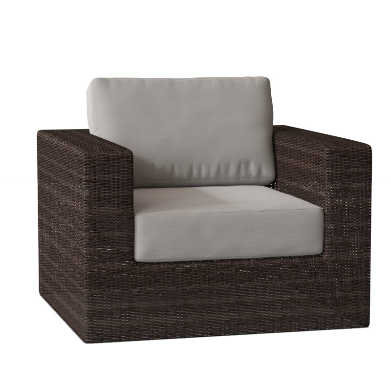 Chaise de patio pivotante avec coussins Montecito, Impact Vapor gris Sunbrella®