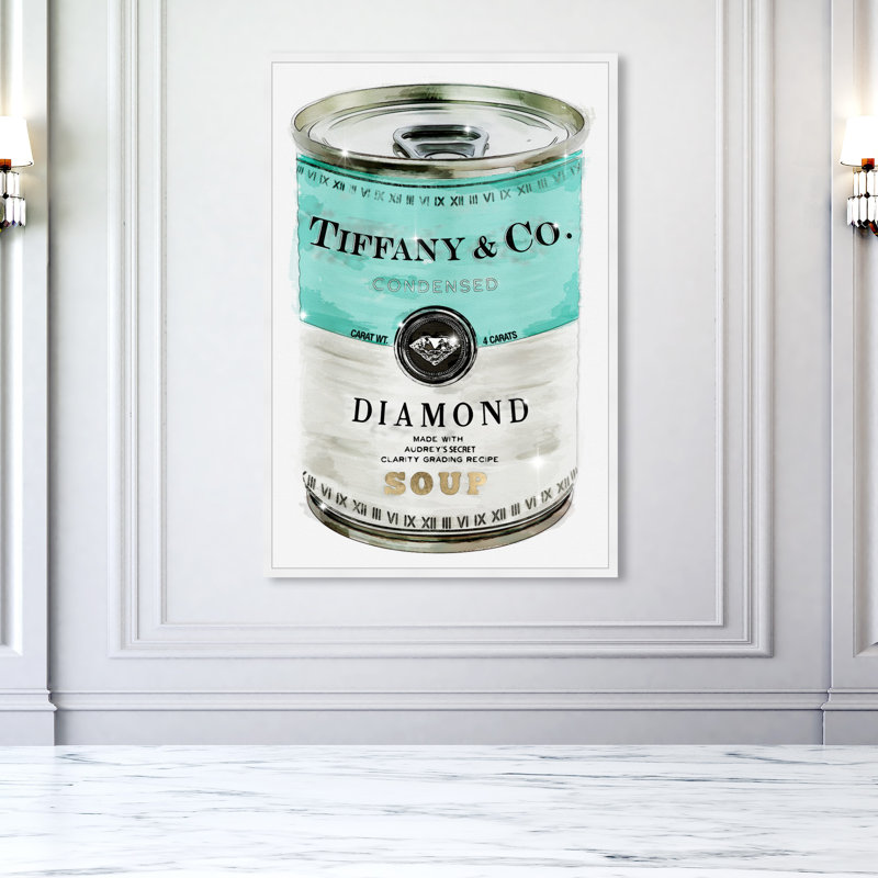 «Priceless Can», reproduction d'art graphique, Cadre blanc, H 16 po x l 24 po