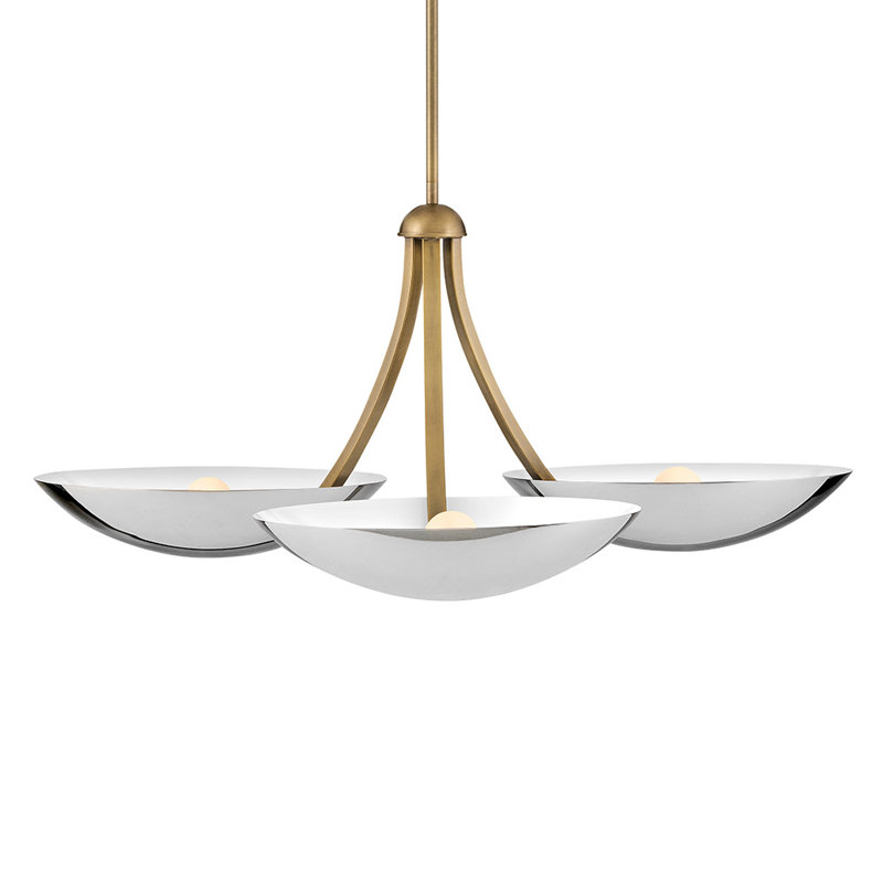 Glenn 3 - Light Chandelier, White