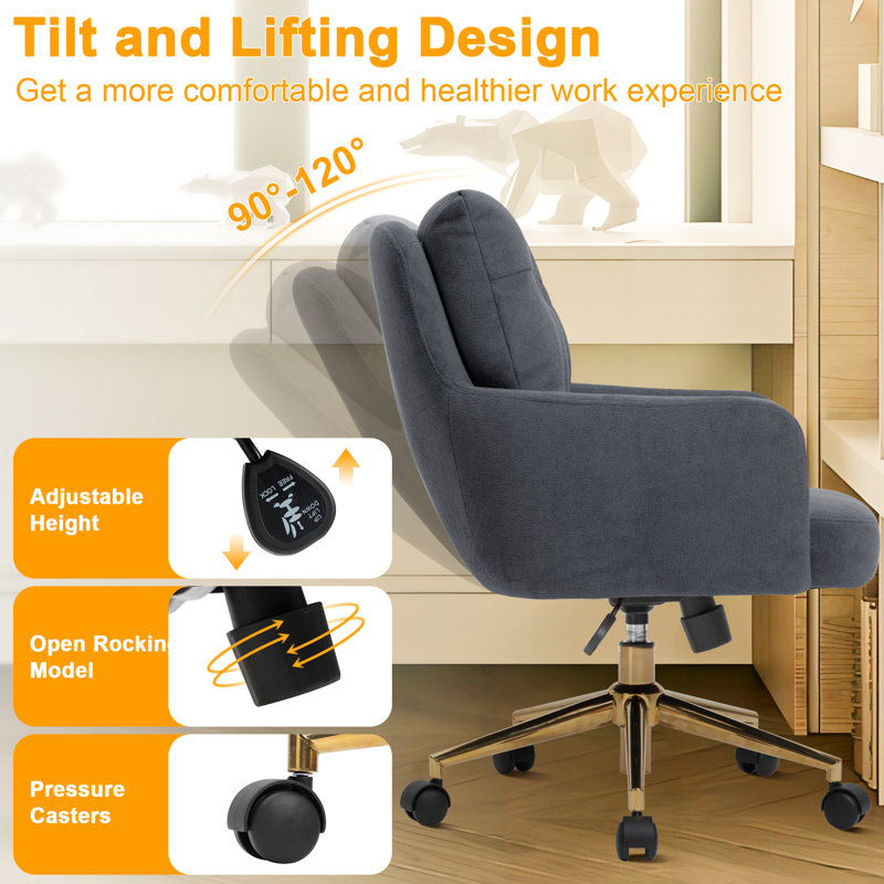 Zareon Office Chair, Grey