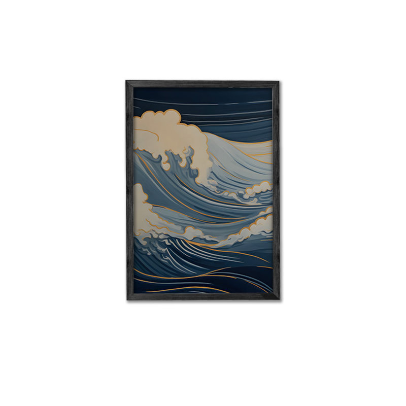 Ensemble de 3 panneaux décoratifs élégants en bois aggloméré, cadre en bois massif, 13,4 x 19,3 x 0,6 pouces | Œuvre d'art 100% MDF avec impression numérique | Parfait pour le salon, la chambre à coucher et le bureau, design élégant et moderne