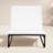 Sean Modular Outdoor Armless Lounge Chair – Powder-Coated Aluminum Patio Chair with Connected Cushions Black-66343091