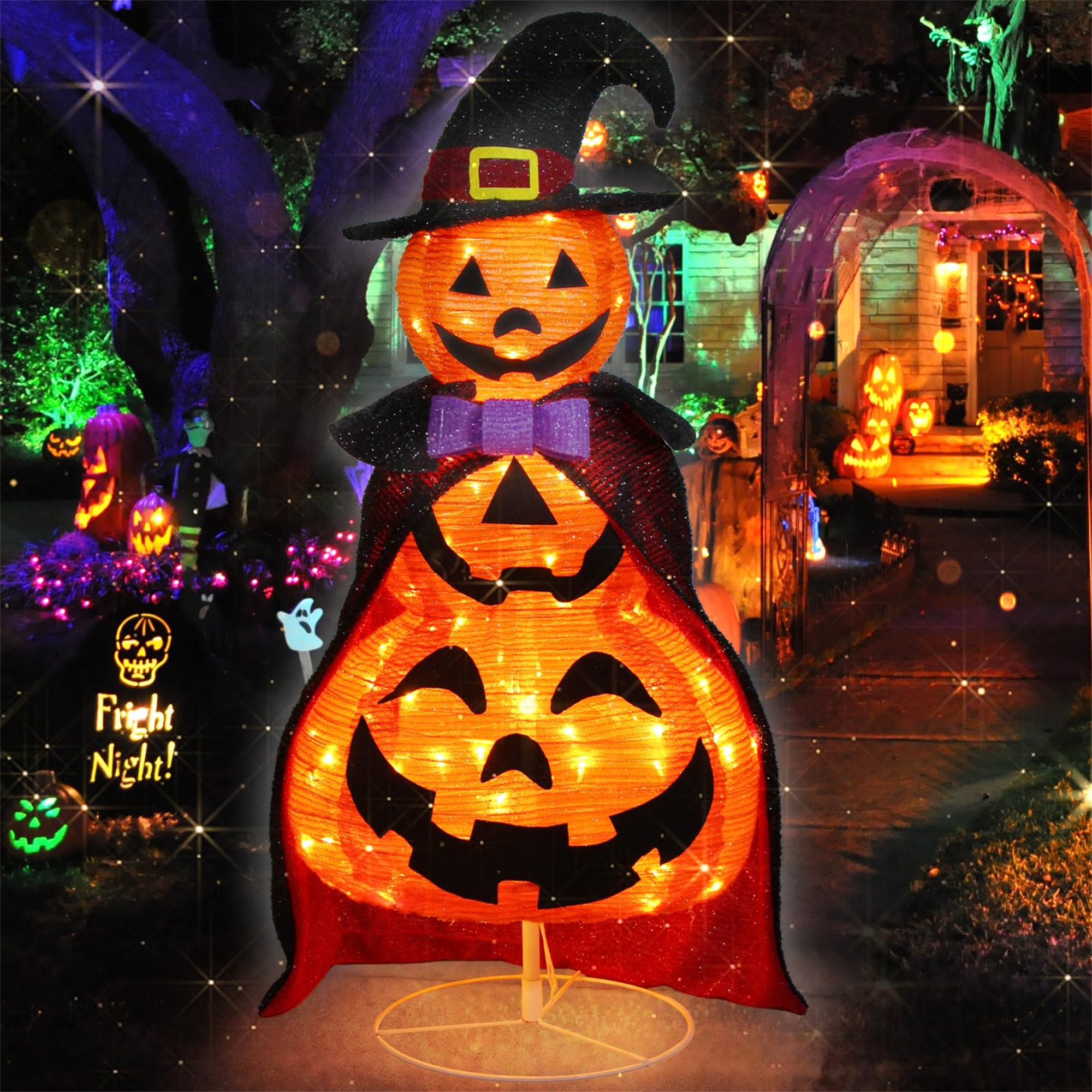 The Holiday Aisle® Light Up Pumpkin Decor Outdoor - Wayfair Canada