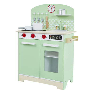  Kids Wooden Retro Play Kitchen Set