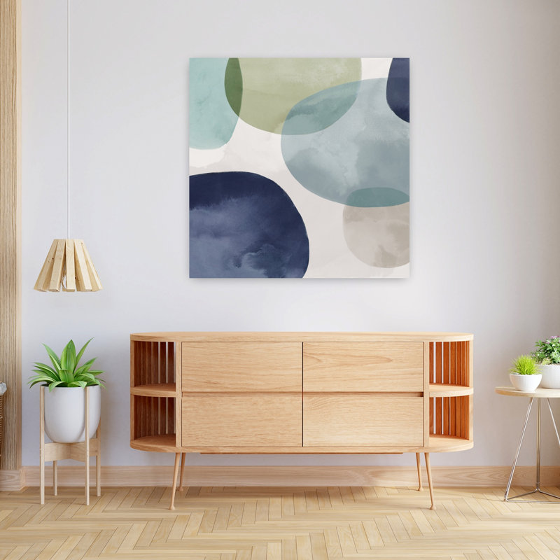 Art mural contemporain abstrait abstrait, H 36 po x l 36 po