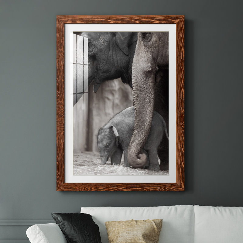 Family Moment - Photographie avec cadre photo, H 31 po x l 44 po x P 1 po, Cadre en érable