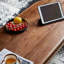 Table basse moderne en noyer avec deux couches
