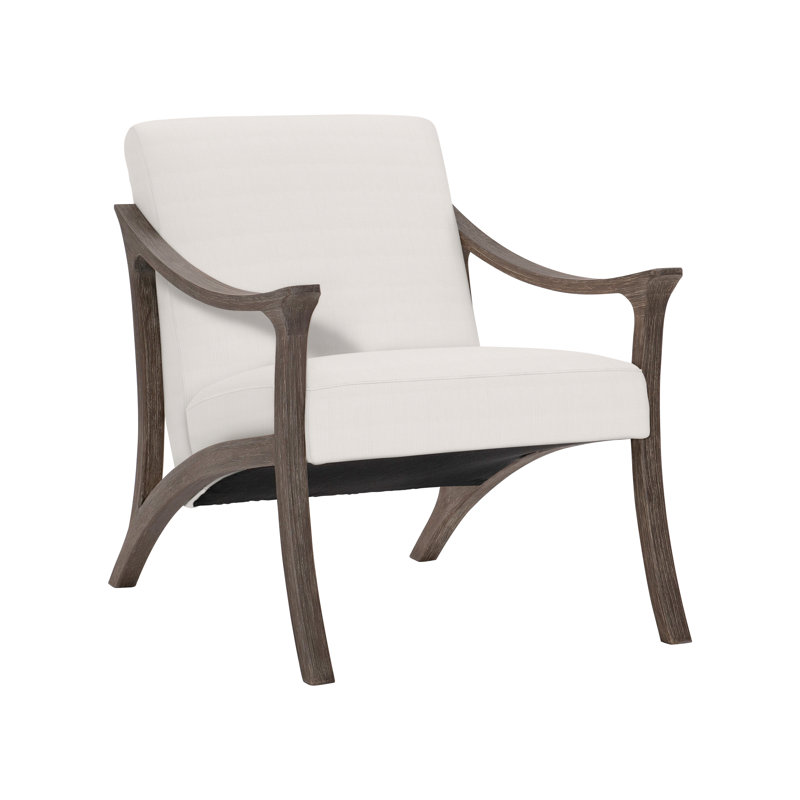 Lovina Teak Patio Chair with Cushions, White Sunbrella 6063-000