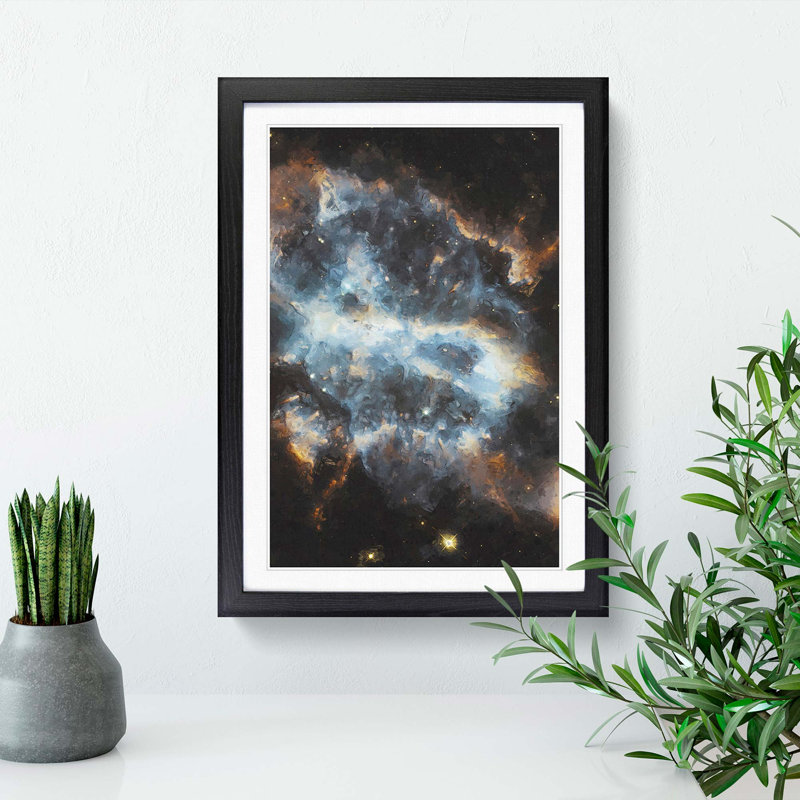 Universe in Abstract Vol.14 - Picture Frame Graphic Art Print, Black Framed, 36cm H x 27cm W x 2cm D