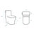 Concorde One-Piece Square Toilet