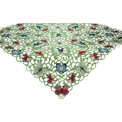 Weddington Geometric Square Table Topper