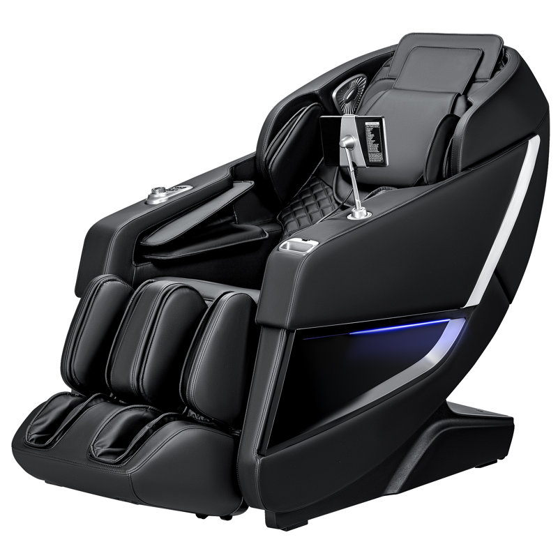 Zero Gravity Full Body Massage Chair, New SL Track, Support AI Voice Control of 6 Massage Modes, with Heating, LED Atmosphere Light and Control Display