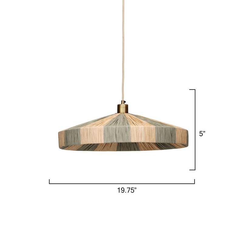 Parasol 1 - Light Pendant, Green