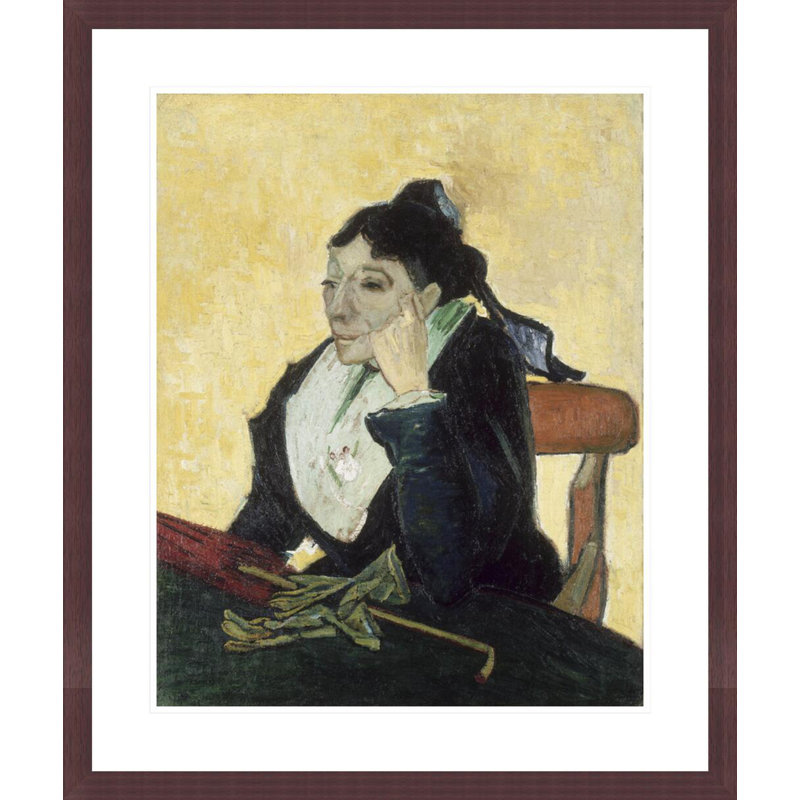«L'Arlesienne» par Vincent van Gogh, impression giclée encadrée, H 27,88 po x l 23,5 po