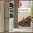 70" H X 31.5" W Standard Bookcase With Doors-384282545
